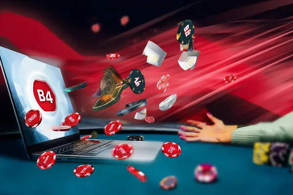 Uma mulher elegante ao lado de máquinas caça-níqueis vibrantes exibindo setes brilhantes, mostrando a variedade de slots no 83W.